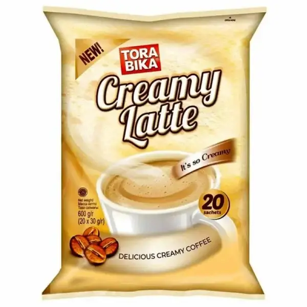 کافی میکس ترابیکا لاته خامه ای مدل (Creamy Latte) ۲۰ عددی