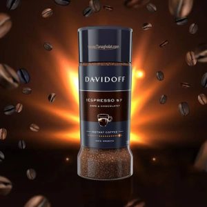 قهوه فوری دیویدوف Davidoff مدل اسپرسو 57 espresso وزن 100 گرم